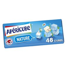 APERICUBE Cubes de fromage apéritif Nature 48 cubes 250g