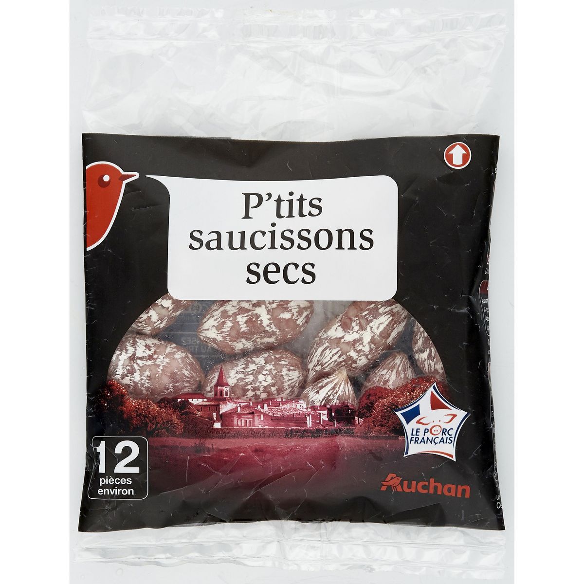 Saucisson sec pur porc CARREFOUR