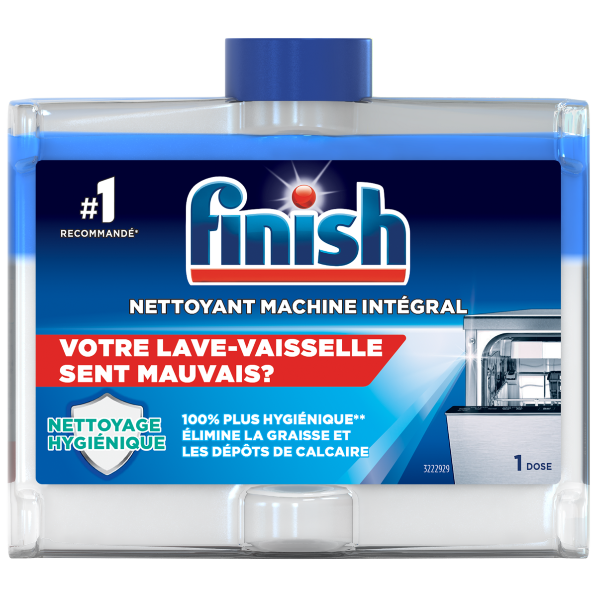 FINISH Nettoyant lave-vaisselle intégral 250ml pas cher 