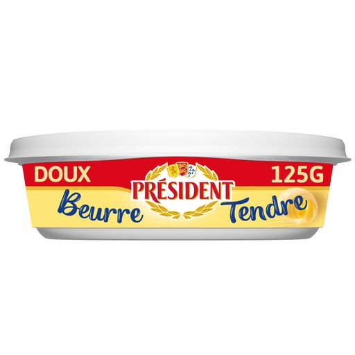 Président beurre tendre doux beurrier 500g