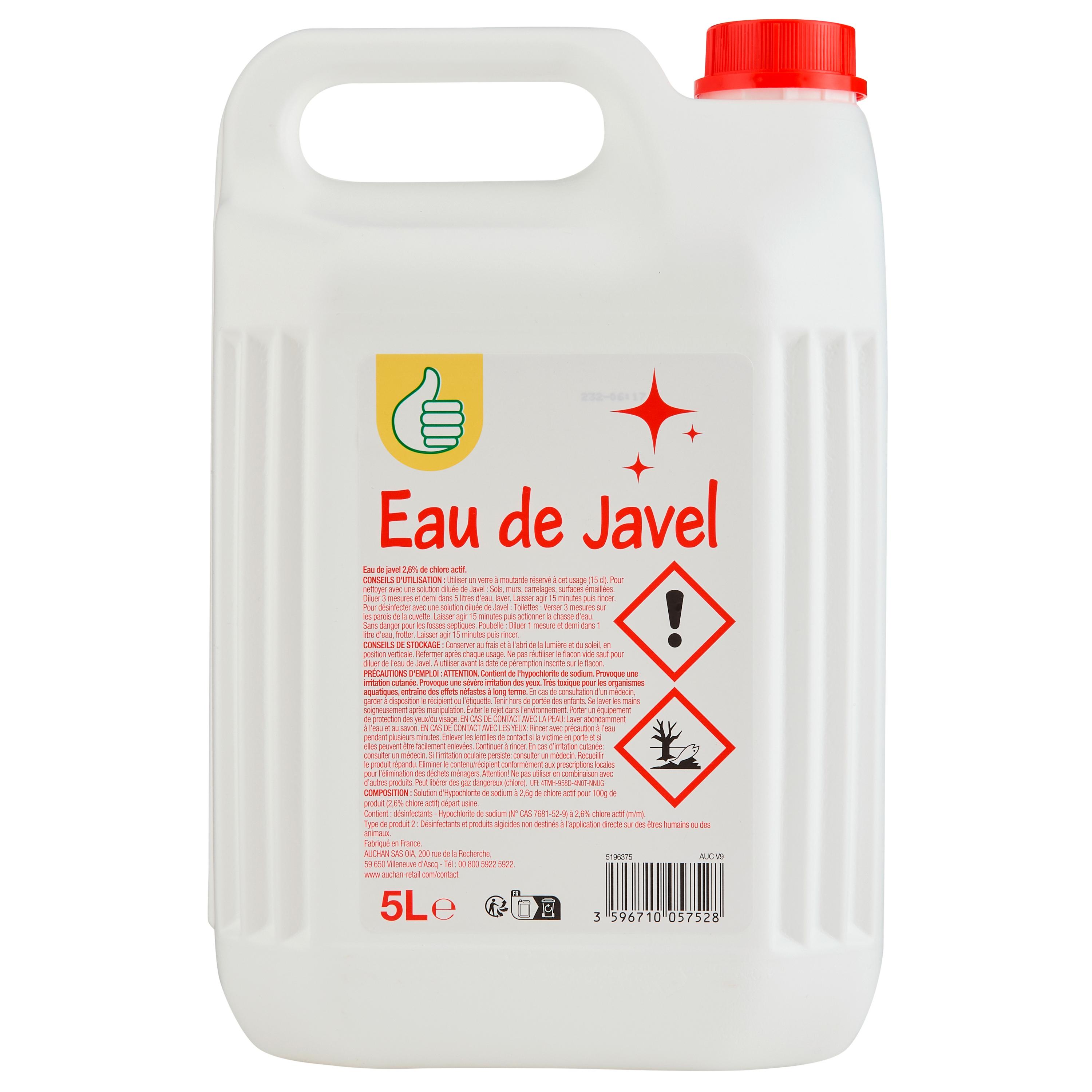 Eau de javel 5L - Central'Hal