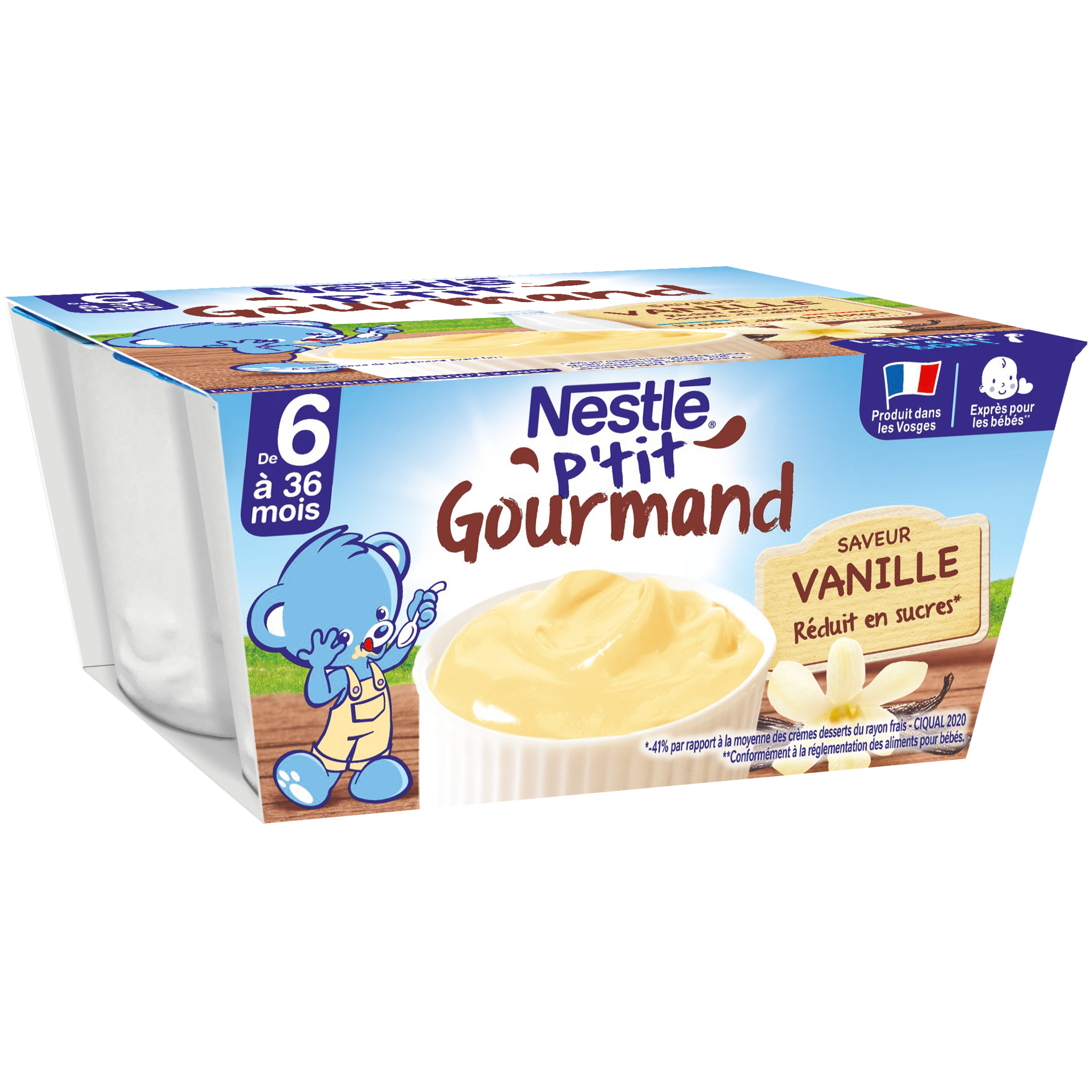 NESTLE BABY DESSERT SAVEUR VANILLE POT 4X100G - Apotheek Peeters Oudsbergen  (Peeters Pharma BV)