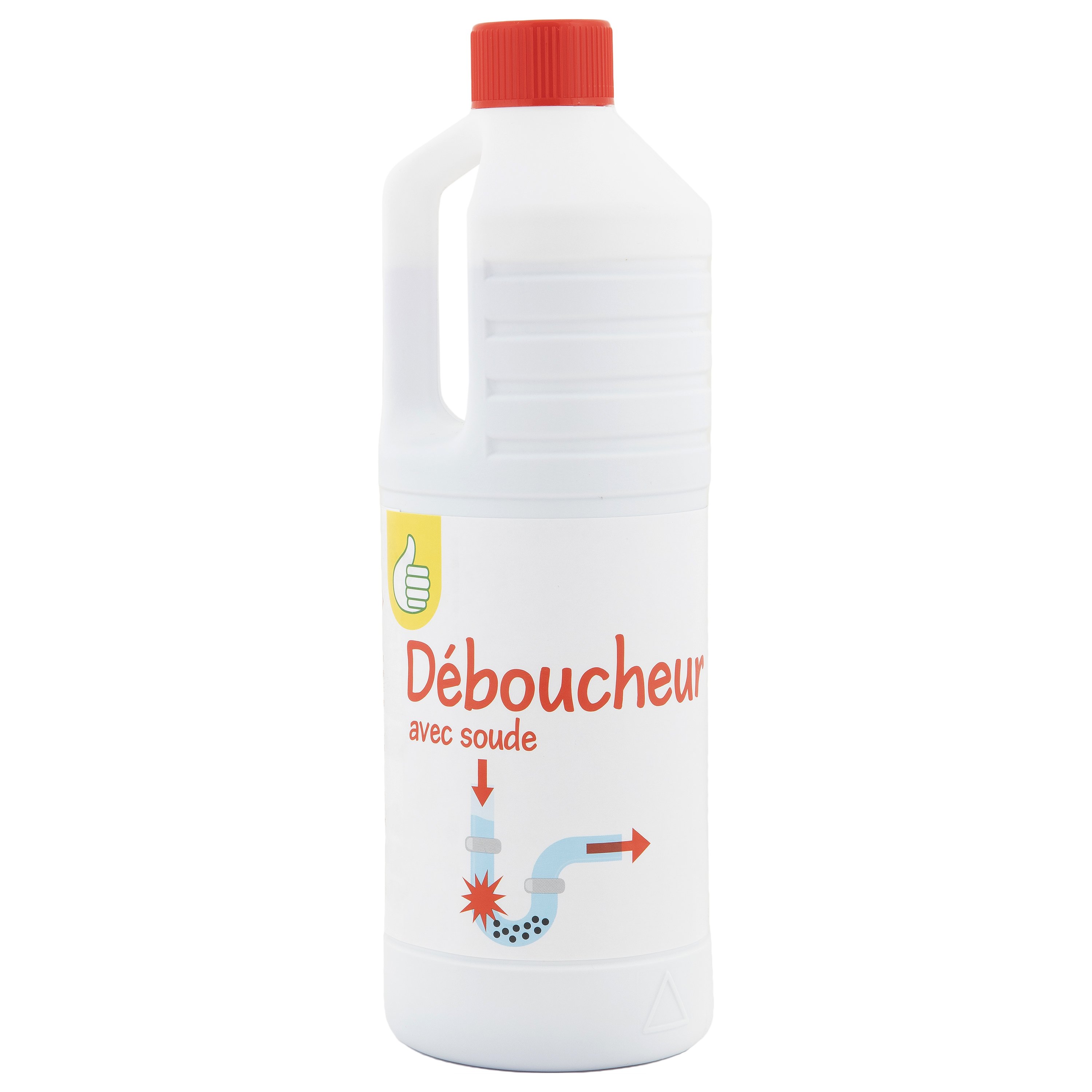 DESTOP - Turbo - Rouge - Gel Déboucheur 5 minutes - flacon de 500 ml