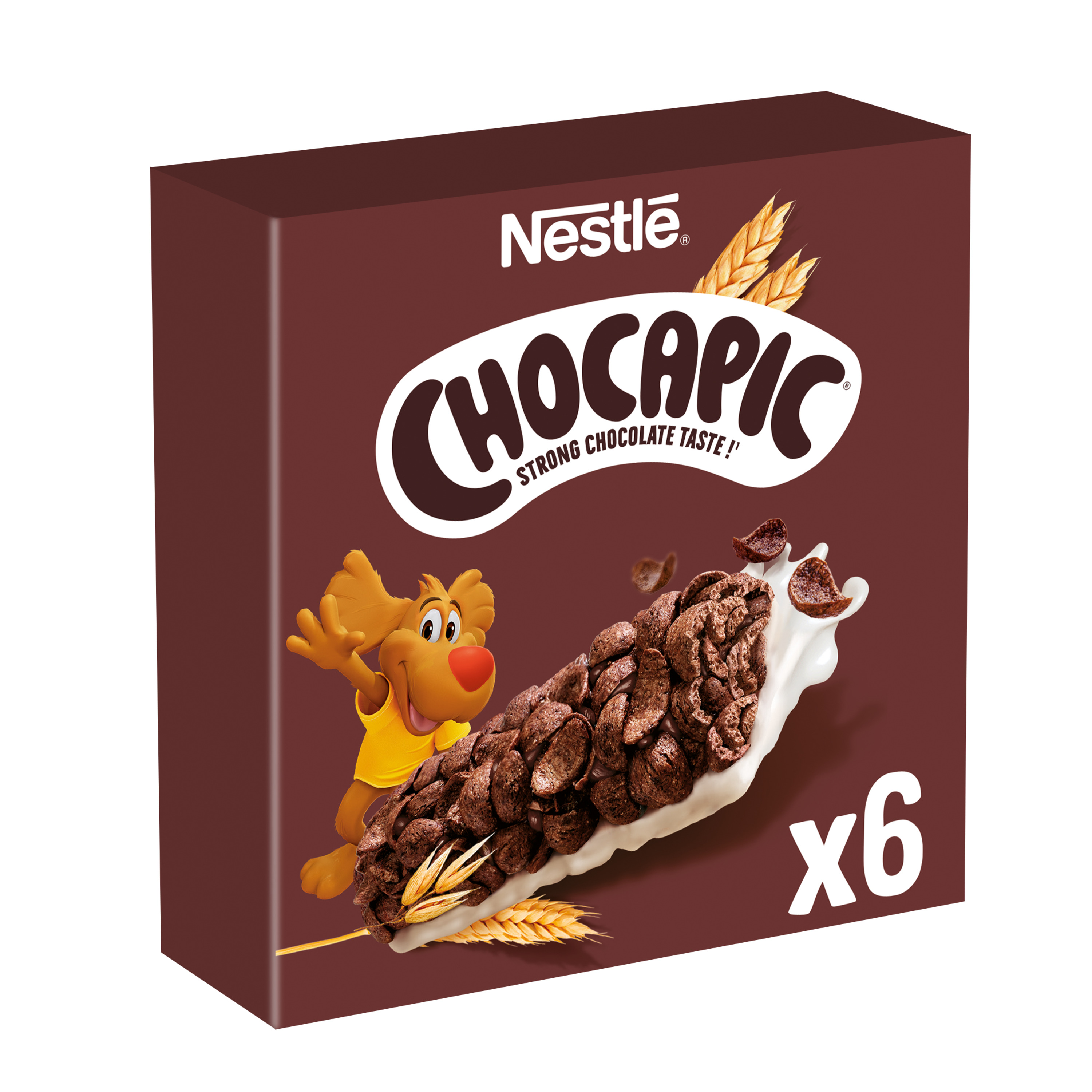 CHOCAPIC Barres de céréales au chocolat 6 barres 150g pas cher 