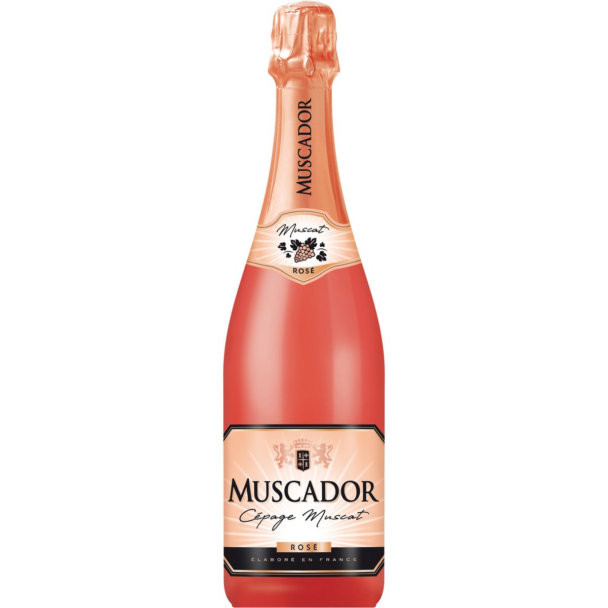 MUSCADOR Vin effervescent Muscat doux rosé 75cl pas cher à prix Auchan