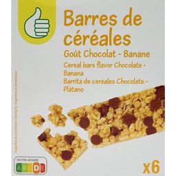 Barres céréalières Chocolat - Cacahuète - Eco+ - 126 g