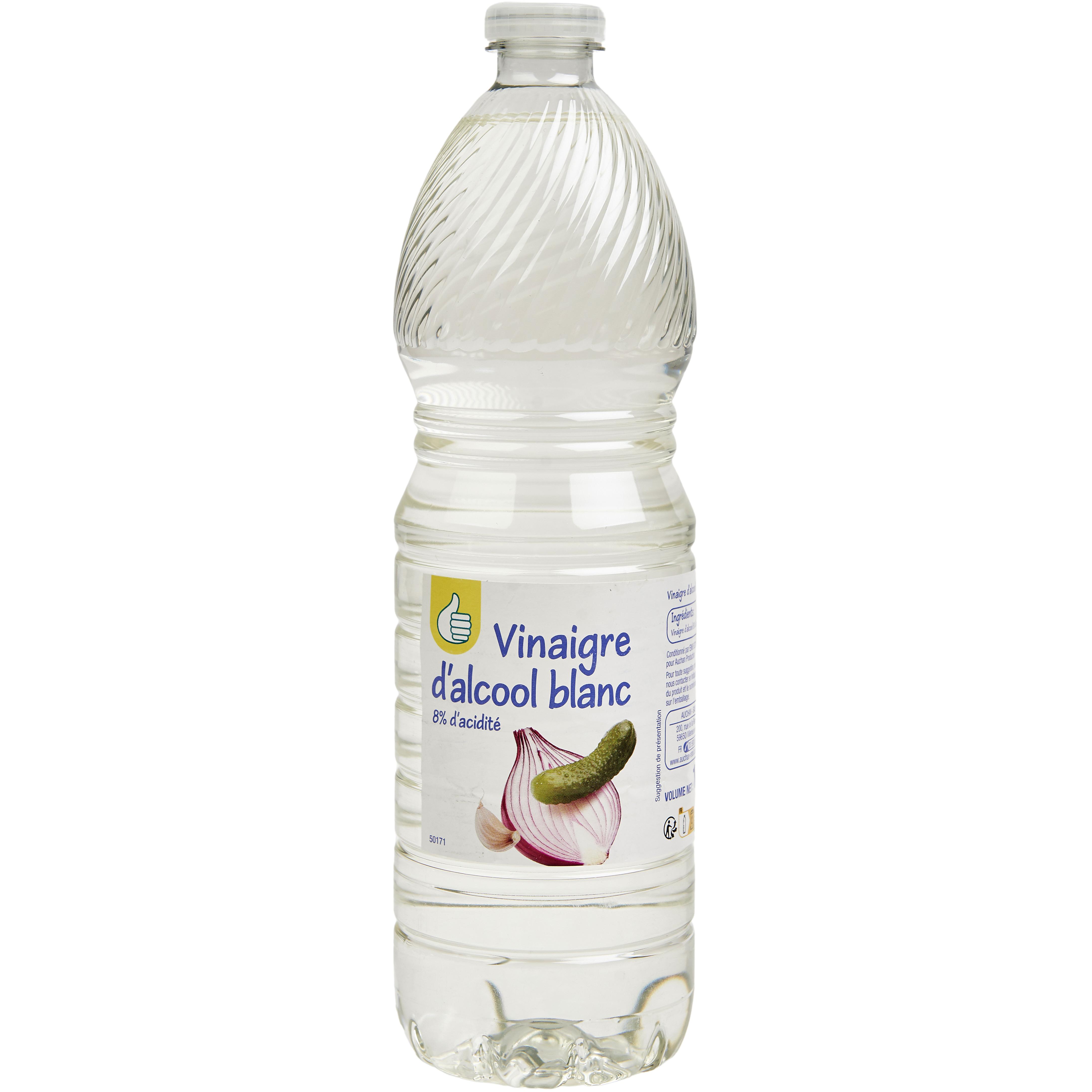 POUCE Vinaigre d'alcool blanc 1l pas cher 