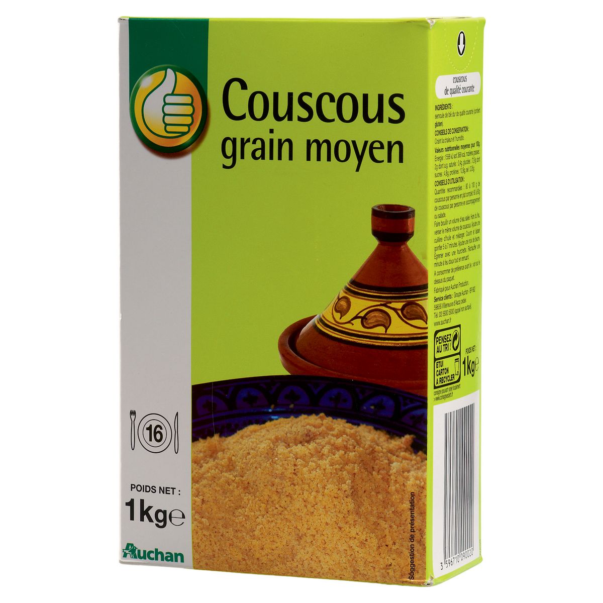 POUCE Couscous moyen 1kg