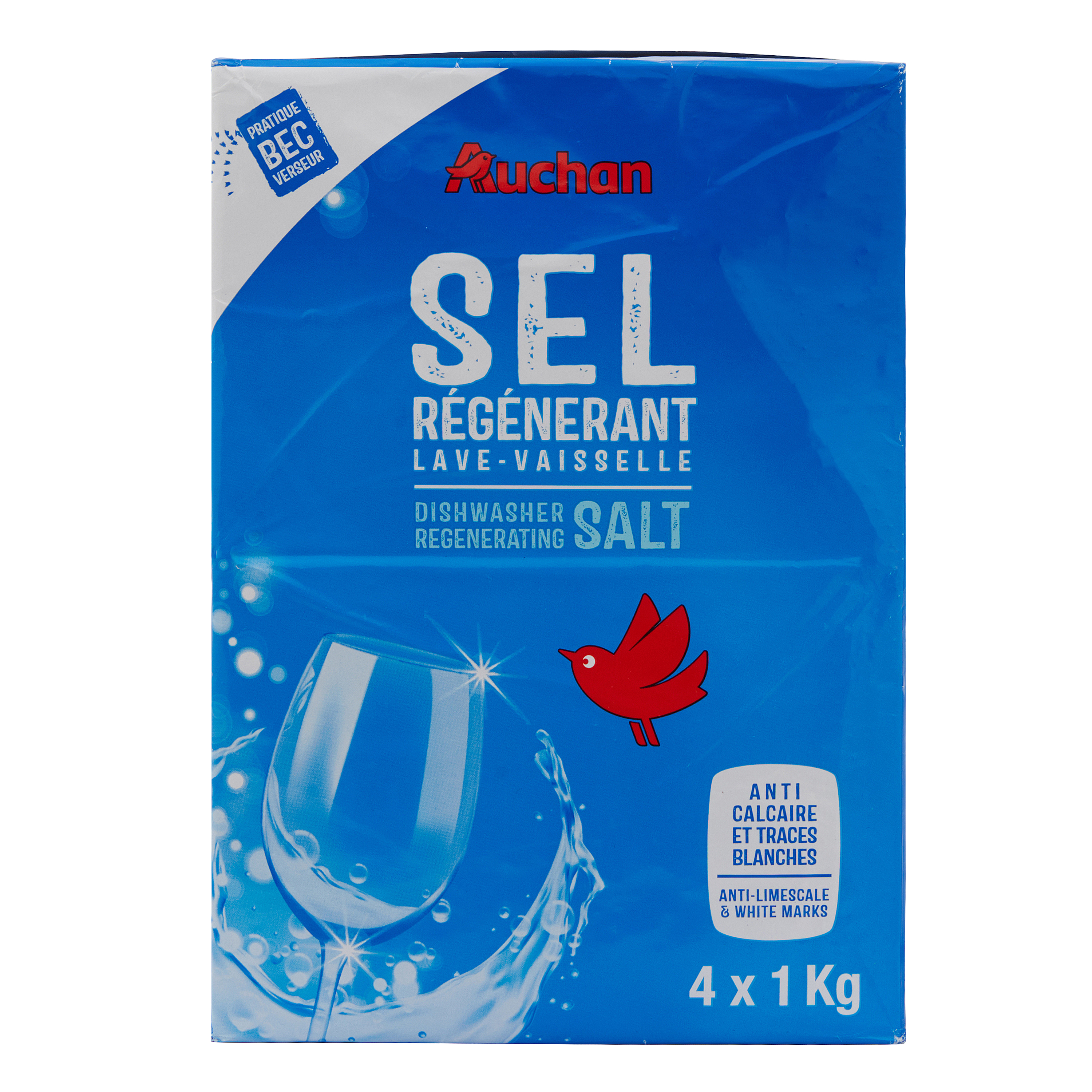 Sel régénérant lave-vaisselle - 4x1kg - ECO + au meilleur prix