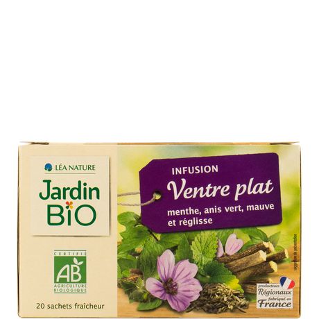 Infusion ventre plat bio - Infusion bien-être digestif - Jardin