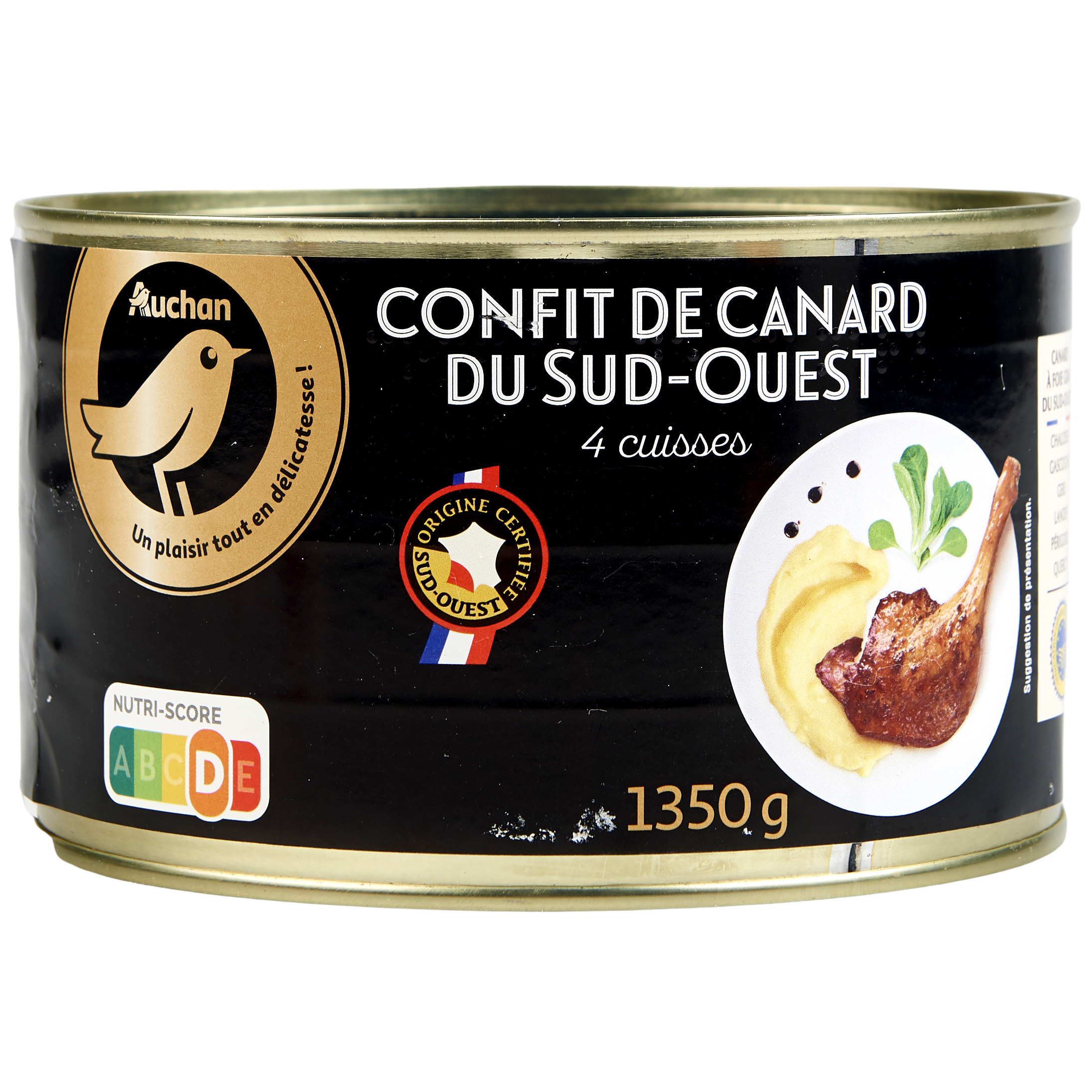 Gésiers de Canard Confits en Conserve - Boîte de 385g