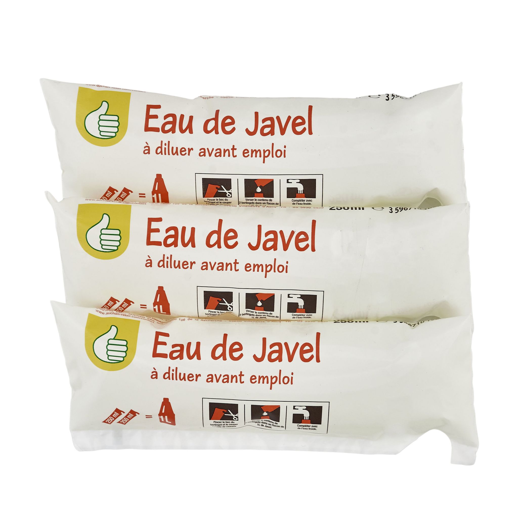 Eau de javel 2,6% de chlore actif BEC