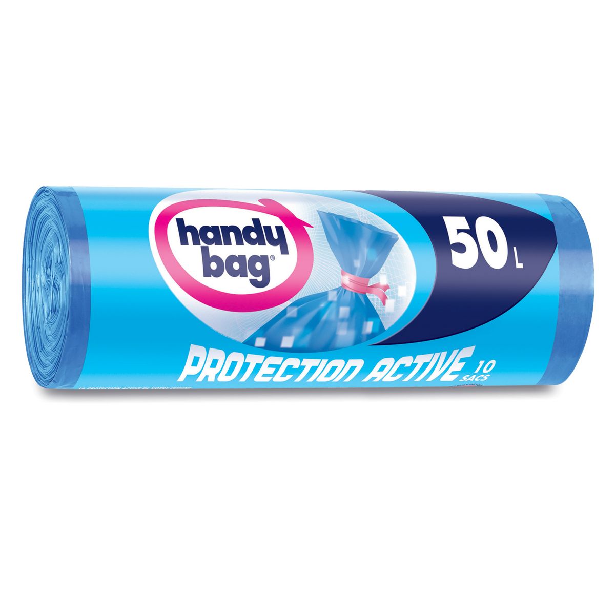 HANDY BAG Sacs poubelle protection active liens d tachables 50l 10