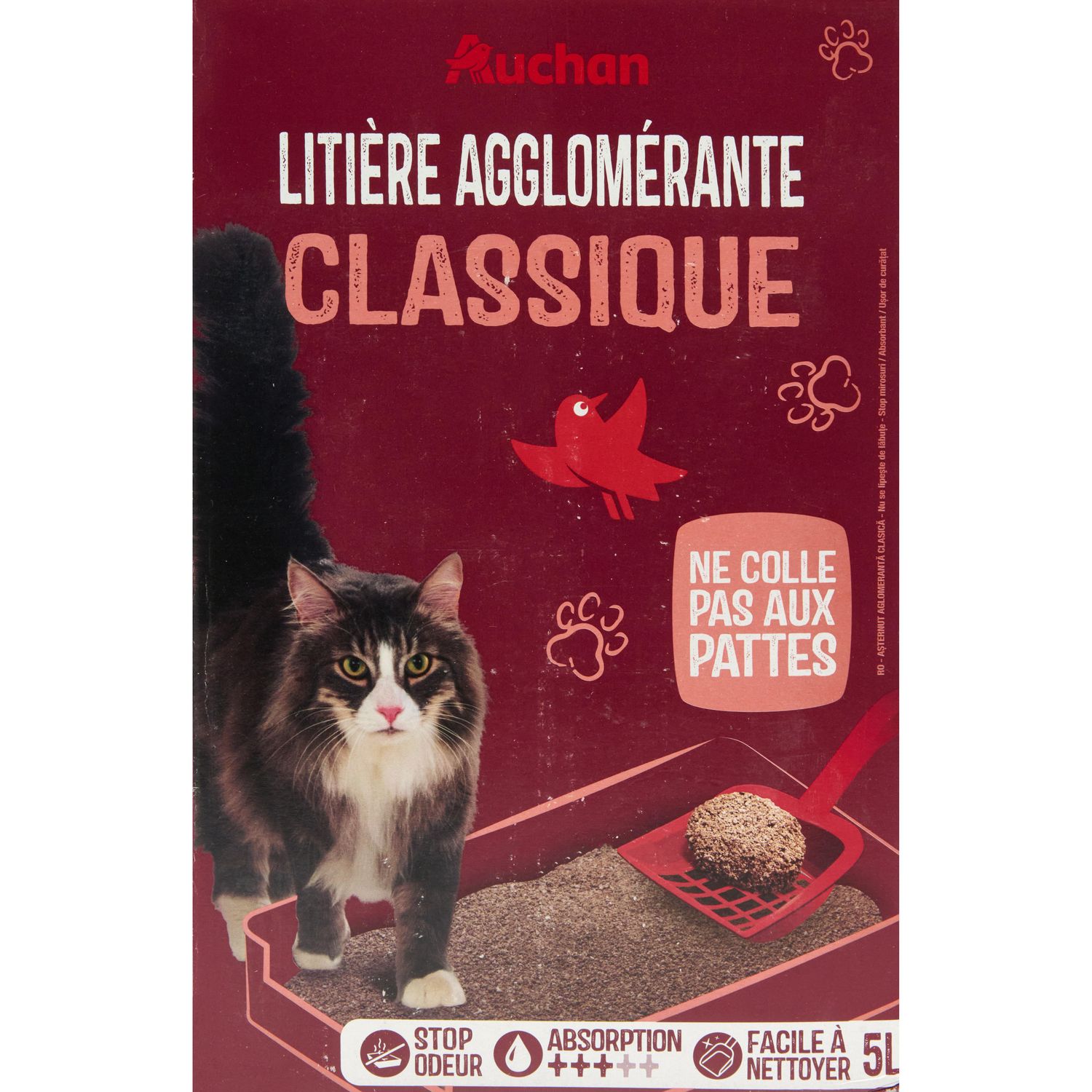 Auchan - Désodorisant pour litière de chat 350g