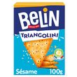 BELIN Biscuits crackers Triangolini au sésame et pavot 100g
