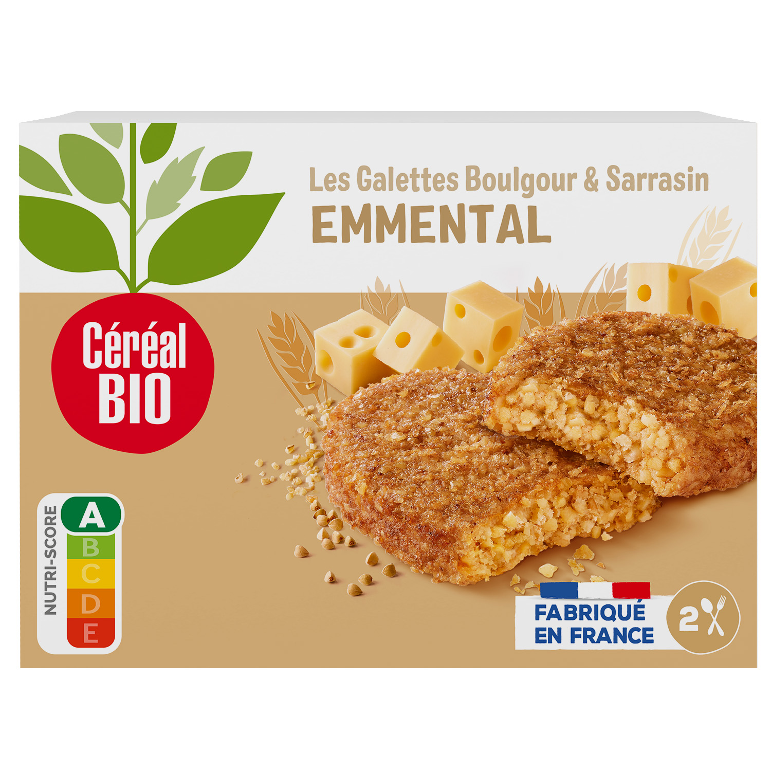 CEREAL BIO Galettes de céréales cuisinées à base de boulghour, de sarrasin  et de fromage Bio - 200 g - Cdiscount Au quotidien