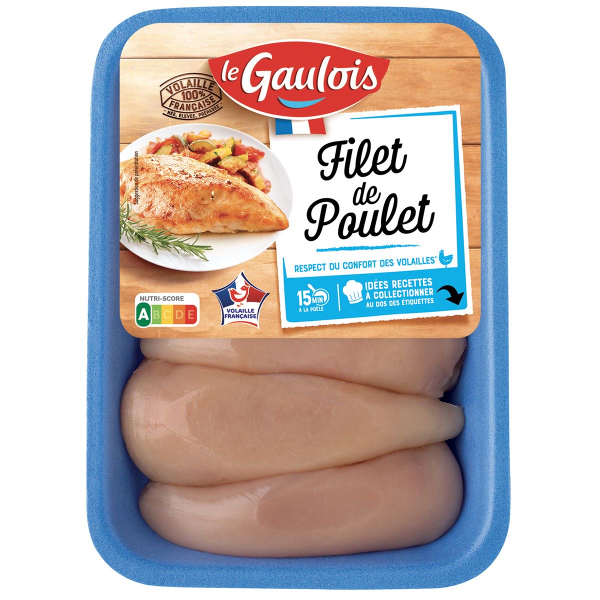 LE GAULOIS Filet de poulet blanc 720g