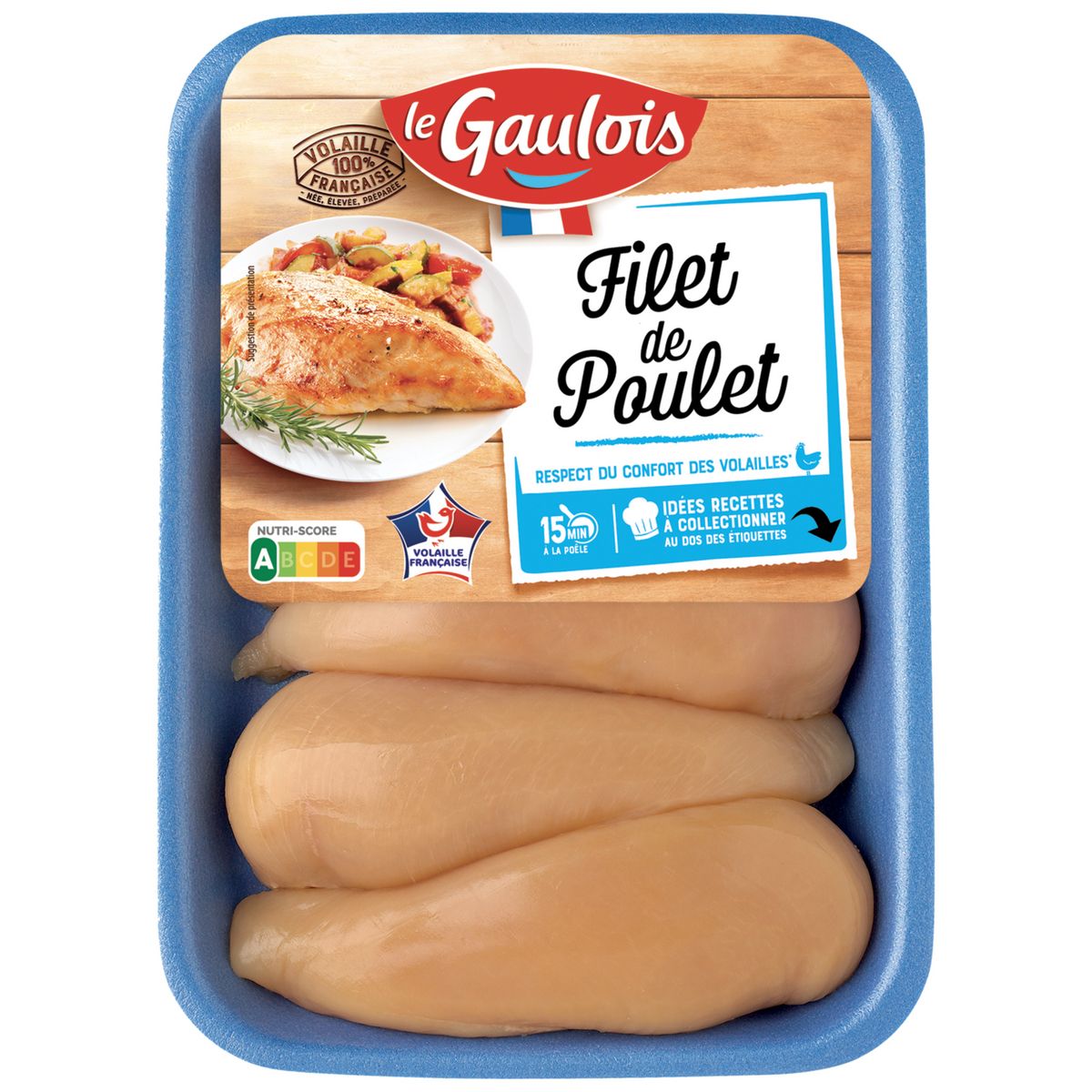 LE GAULOIS Filets de poulet 720g