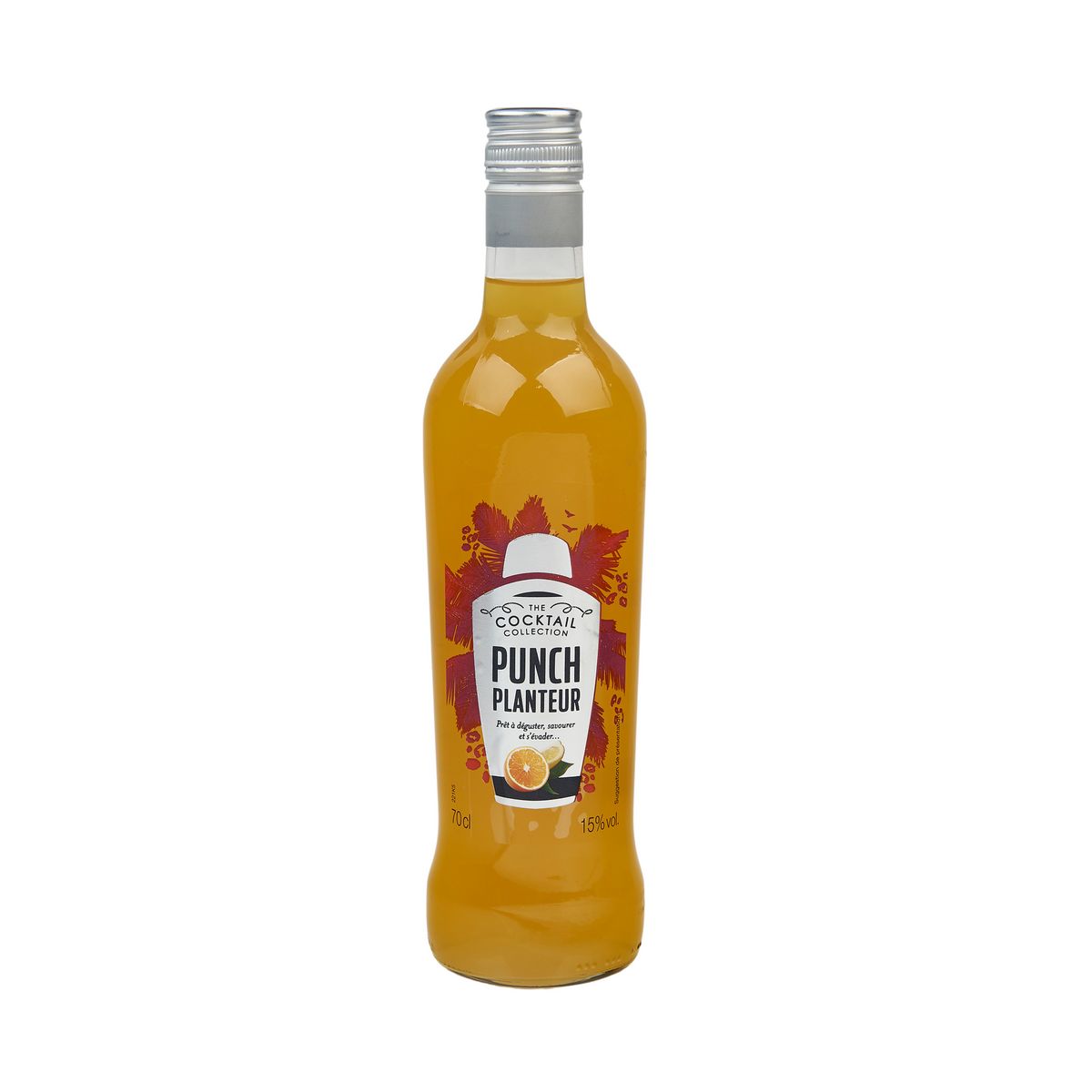 AUCHAN Punch planteur orange Cocktail collection prêt à déguster 15% 70cl