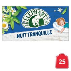 ELEPHANT Infusion nuit tranquille 25 sachets 80g