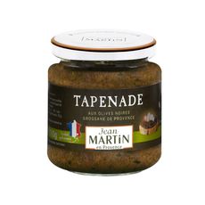 JEAN MARTIN Tapenade aux olives noires grossane de Provence 110g