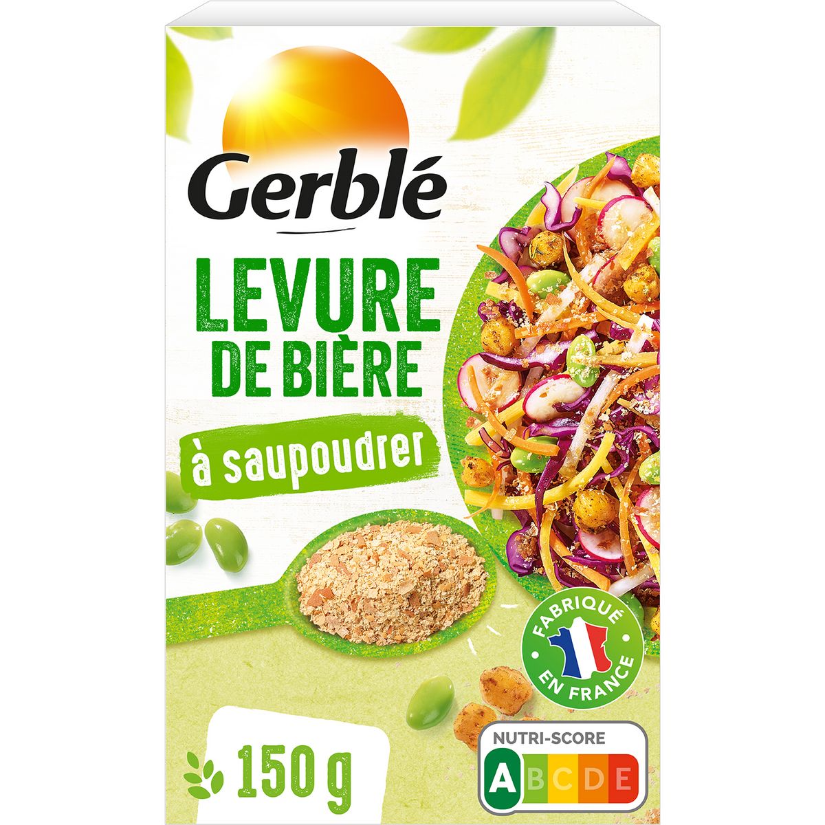 GERBLE Levure de bière à saupoudrer 150g pas cher 