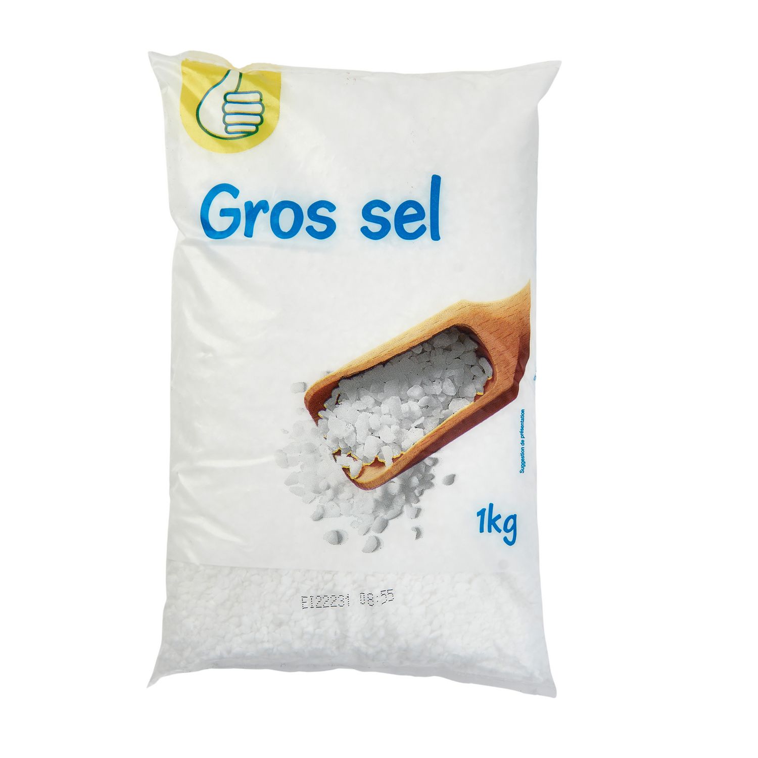 POUCE Gros sel de cuisine 1kg pas cher 