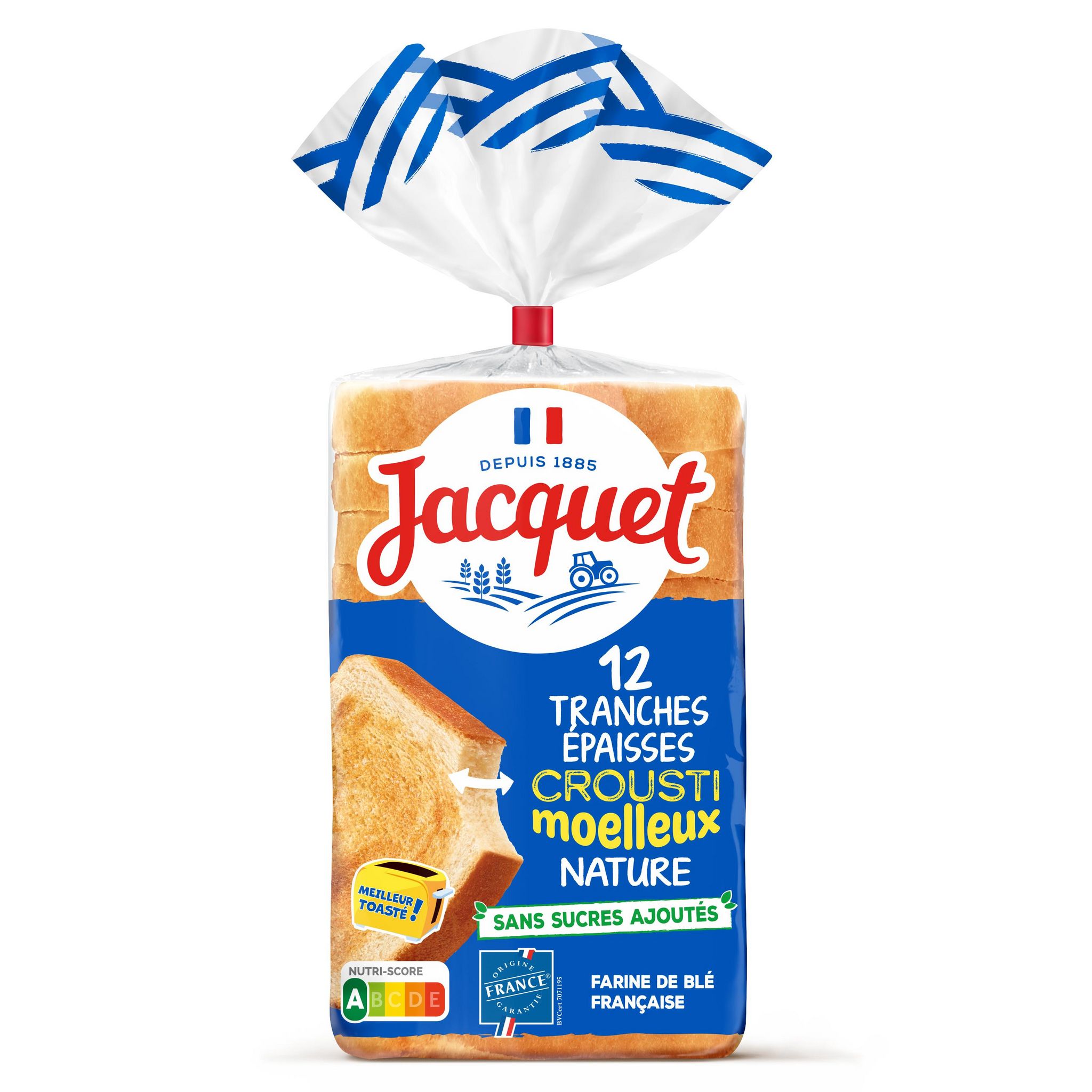 AUCHAN Pain de mie complet avec croûte spécial sandwich 21 tranches 825g  pas cher 