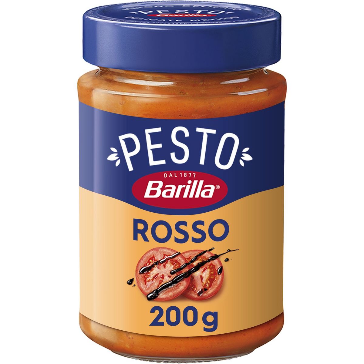 BARILLA Sauce pesto rosso au vinaigre balsamique de Modène en bocal ...