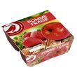 AUCHAN Spécialité pomme fraise 4x100g