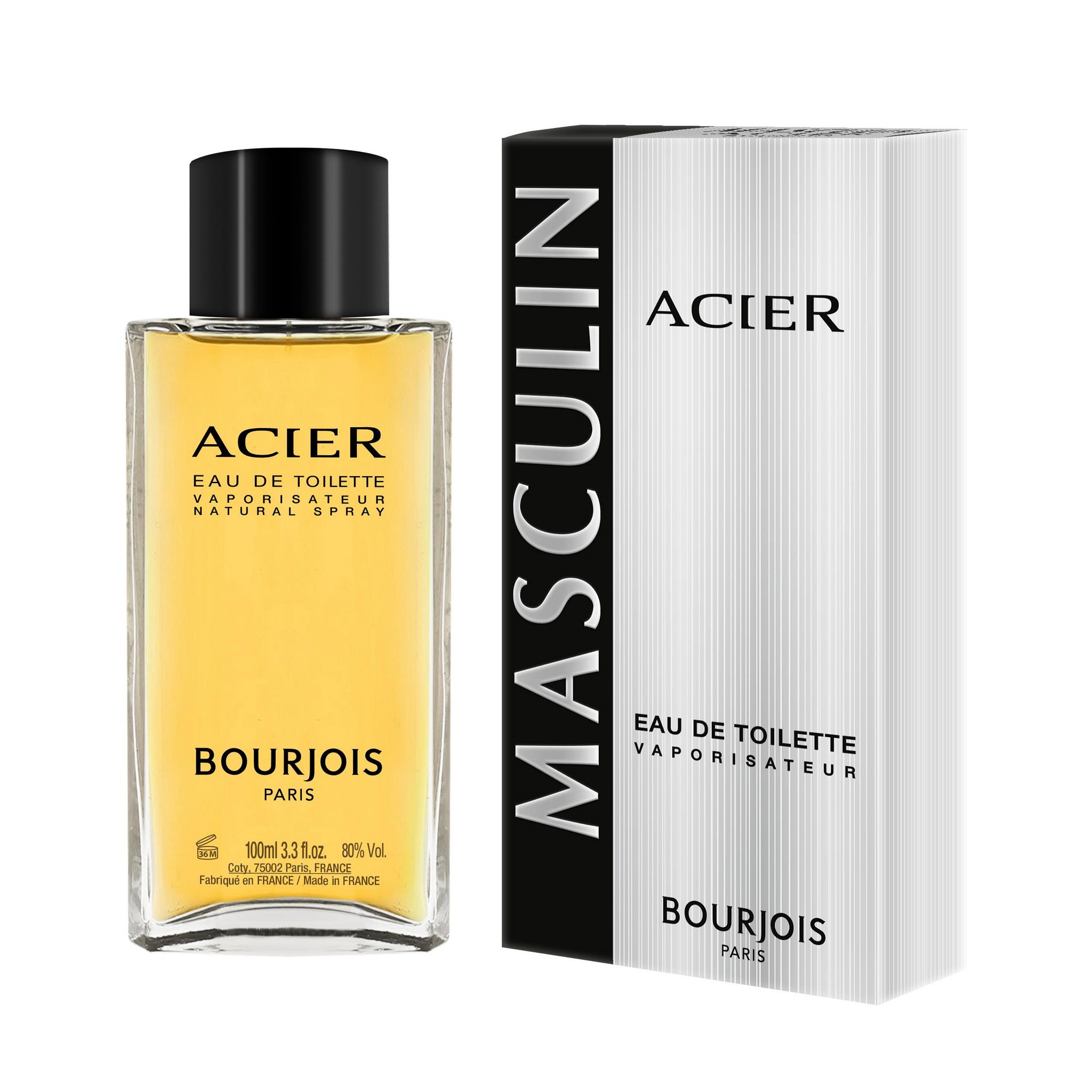 BOURJOIS Masculin Acier Eau de toilette vaporisateur 100ml pas