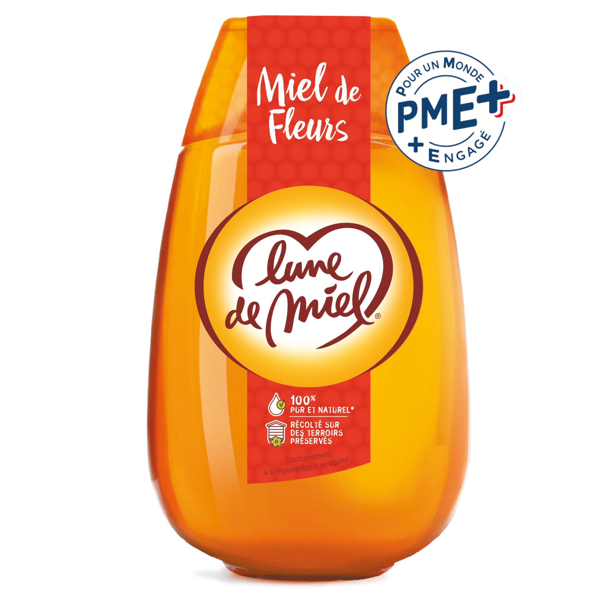 AUCHAN BIO Miel liquide en flacon doseur 250g pas cher 