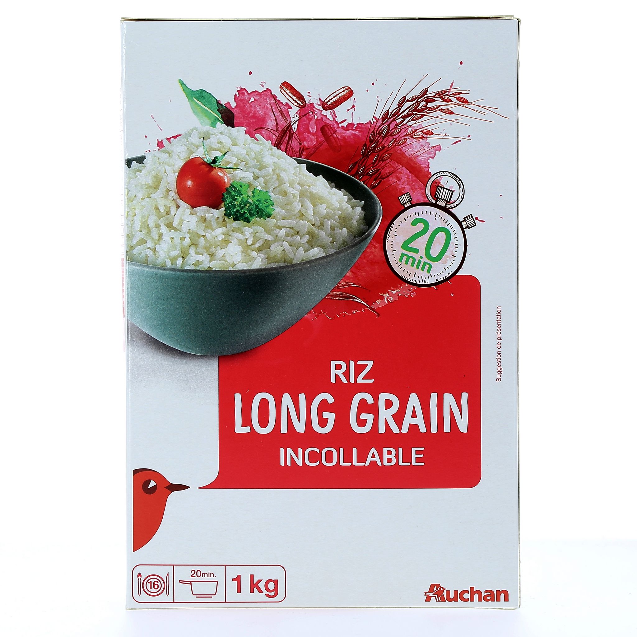 Riz long grain 20 min BEN'S ORIGINAL : la boite de 1kg à Prix