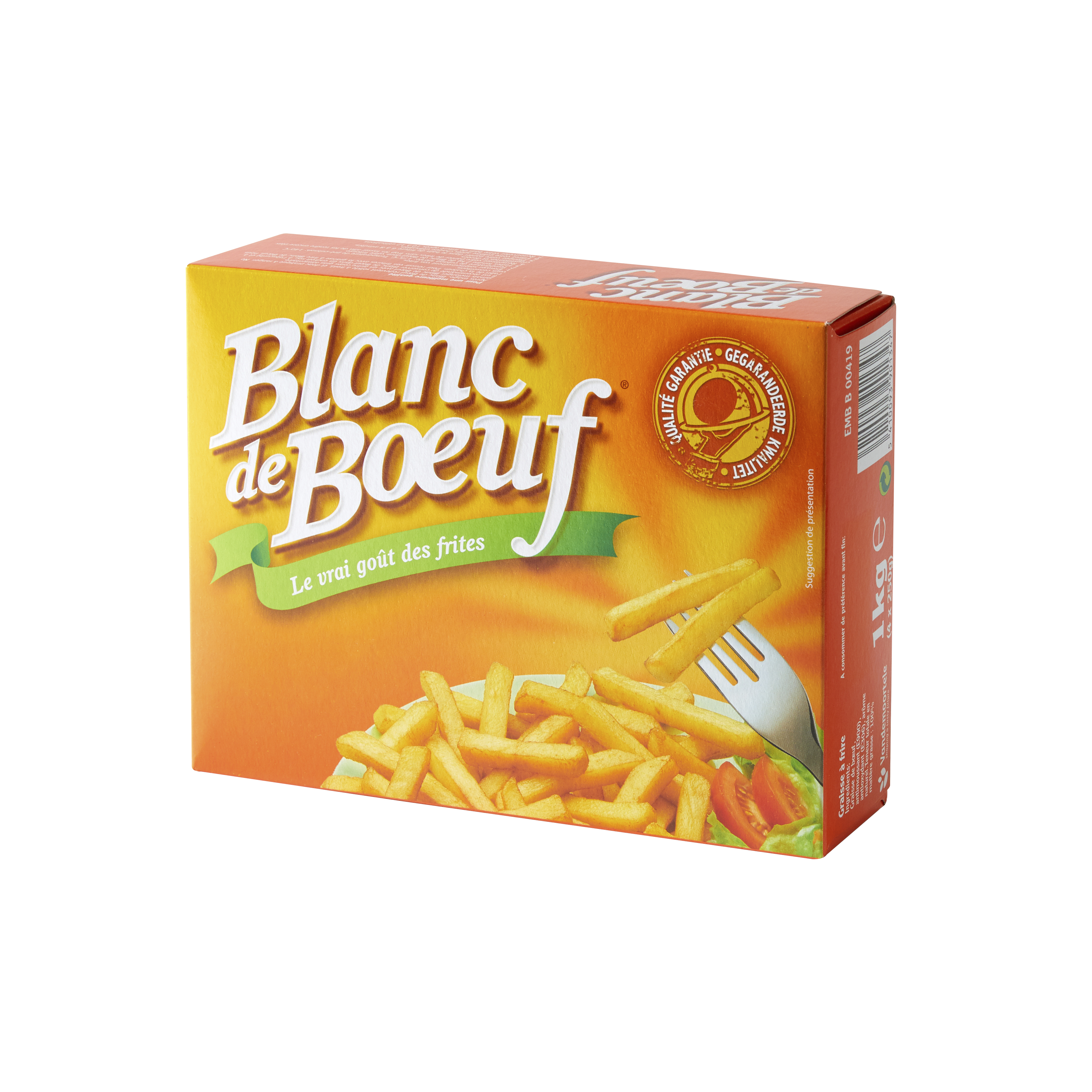 Blanc de boeuf pour graisse à frire 1kg pas cher 