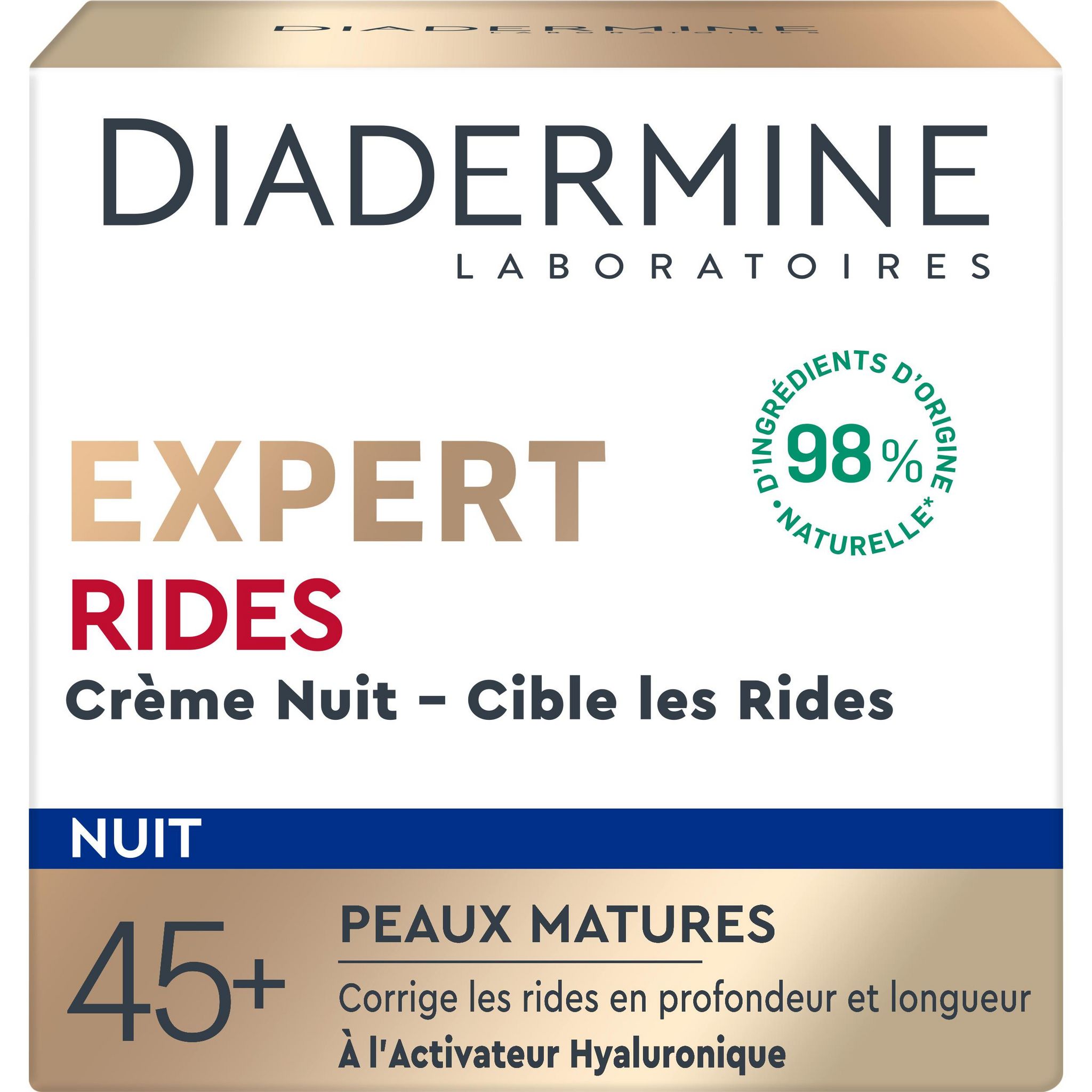 Diadermine Crème de jour fondamental nuit pour les peaux matures