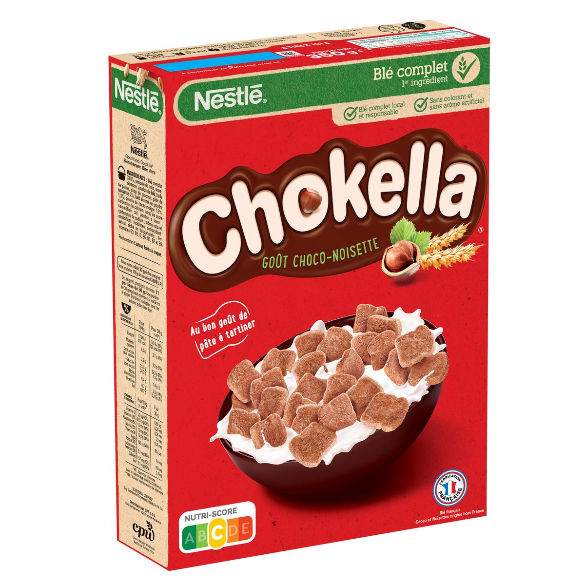 CHOKELLA Céréales goût chocolat noisettes 350g