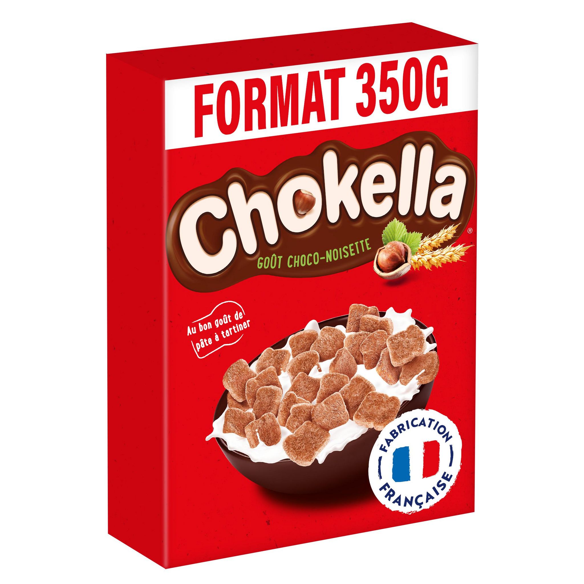 CHOKELLA Céréales goût chocolat noisettes 350g pas cher - Auchan.fr