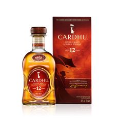 CARDHU Scotch whisky écossais single malt 12 ans 40% avec étui 70cl