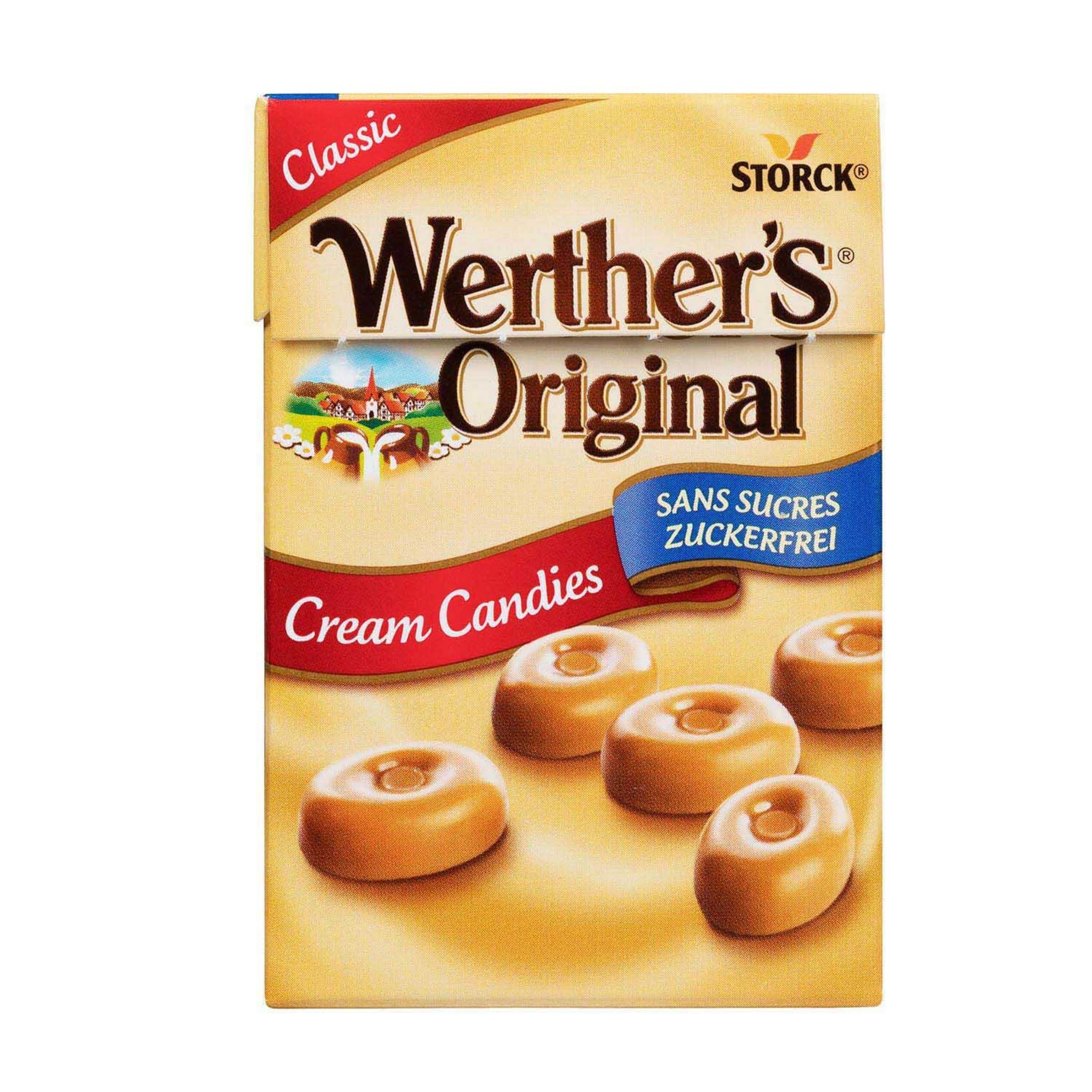 bonbons à la crème originaux storck werther's sans sucre 150 g