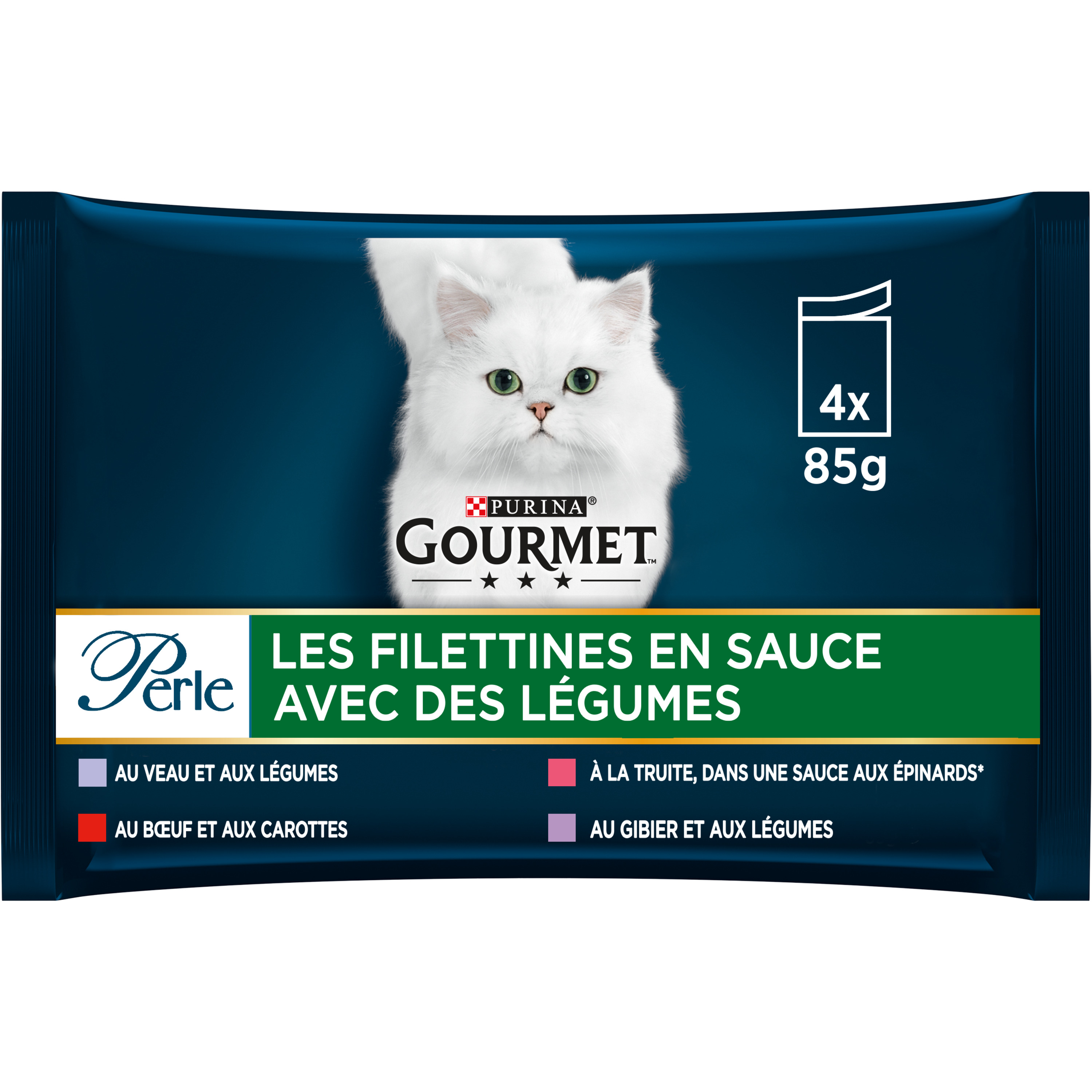 GOURMET Gold Pâtée Régal de Sauces - Pour chat adulte - 12 x 85 g