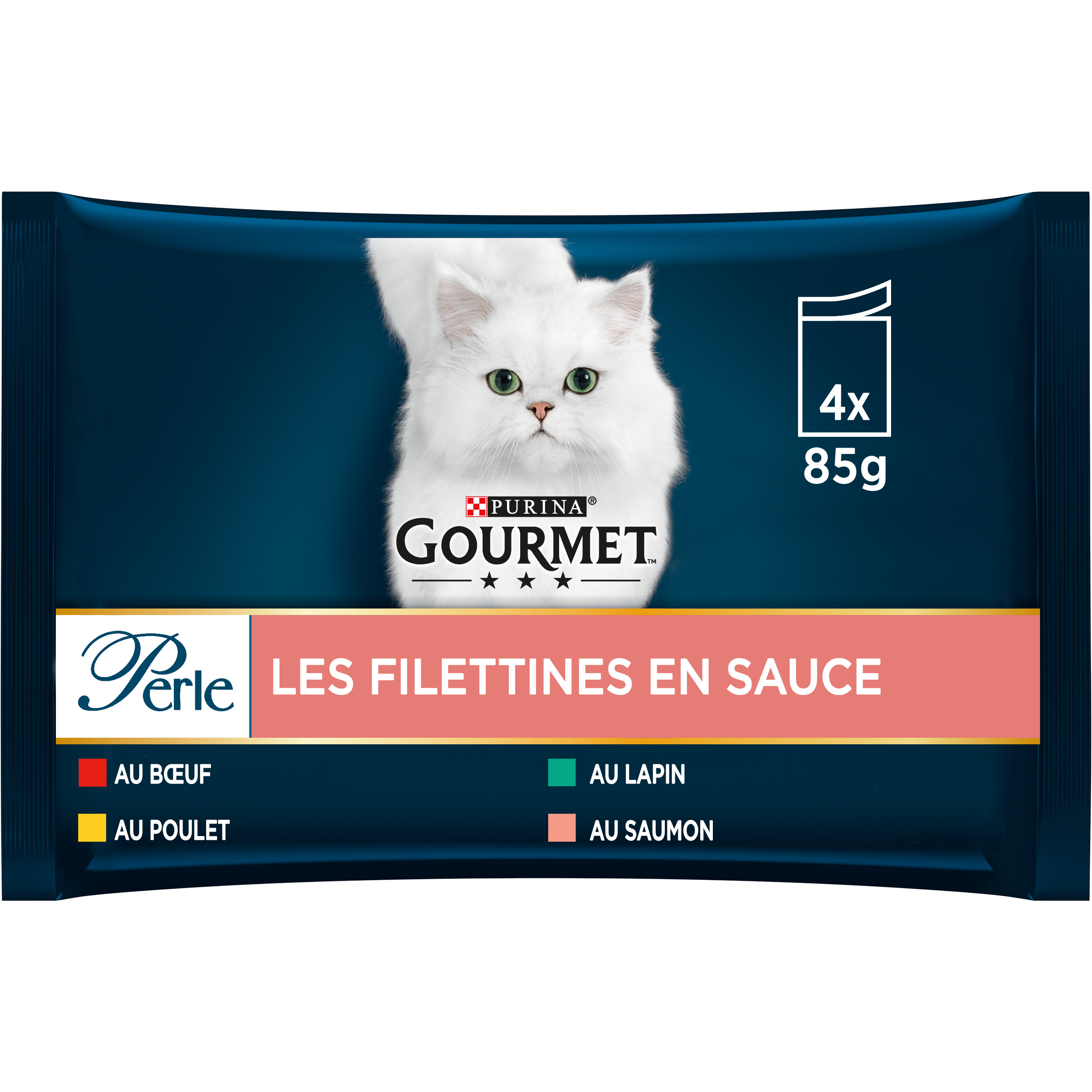 ULTIMA Sachets repas pâtée à la viande pour chat stérilisé 4x85g