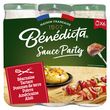 BENEDICTA Sauces party : béarnaise tartare pomme de terre poivre américaine aïoli 6 pièces 500g