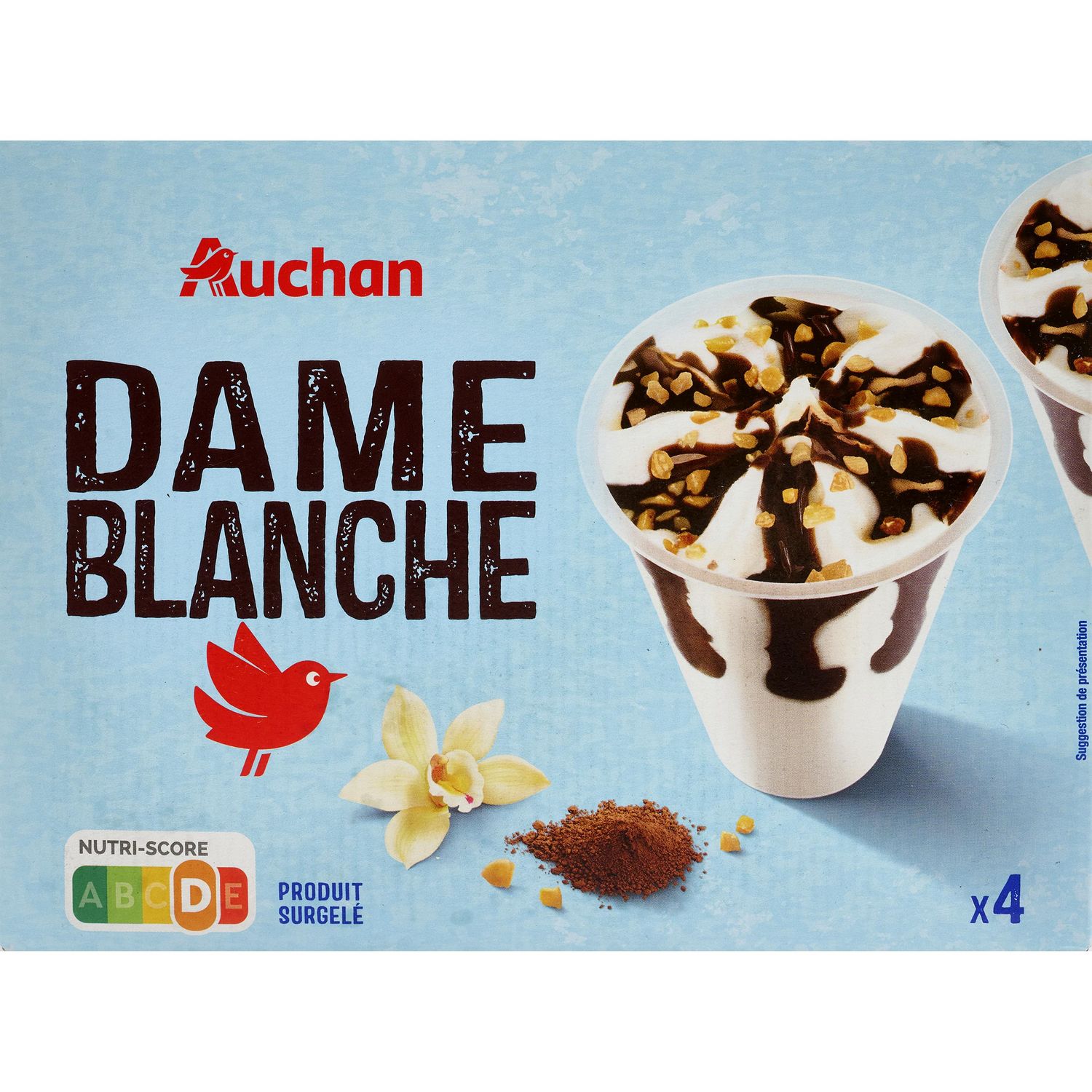 AUCHAN Gomme blanche naturelle pas cher 