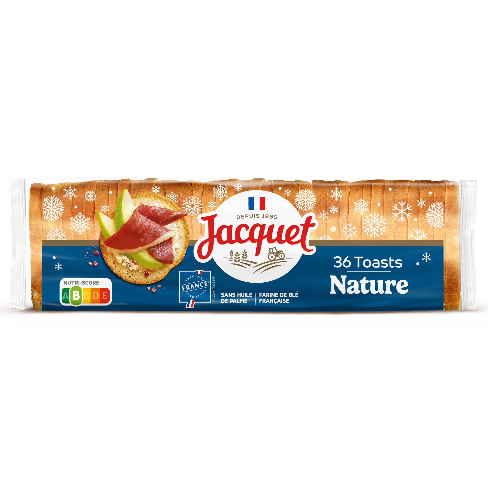 AUCHAN Toasts nature 280g pas cher 