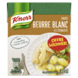 Knorr Découvrez la finesse de la sauce au beurre blanc délicatement relevé d'échalotes.