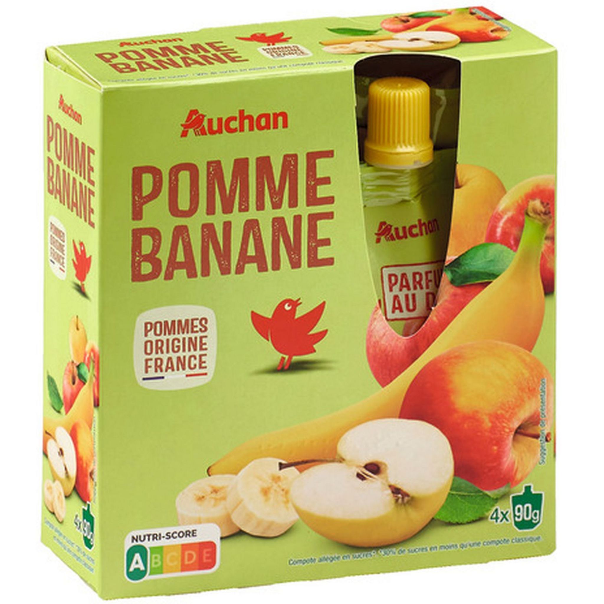 La Compote pomme banane vanille - mon-marché.fr