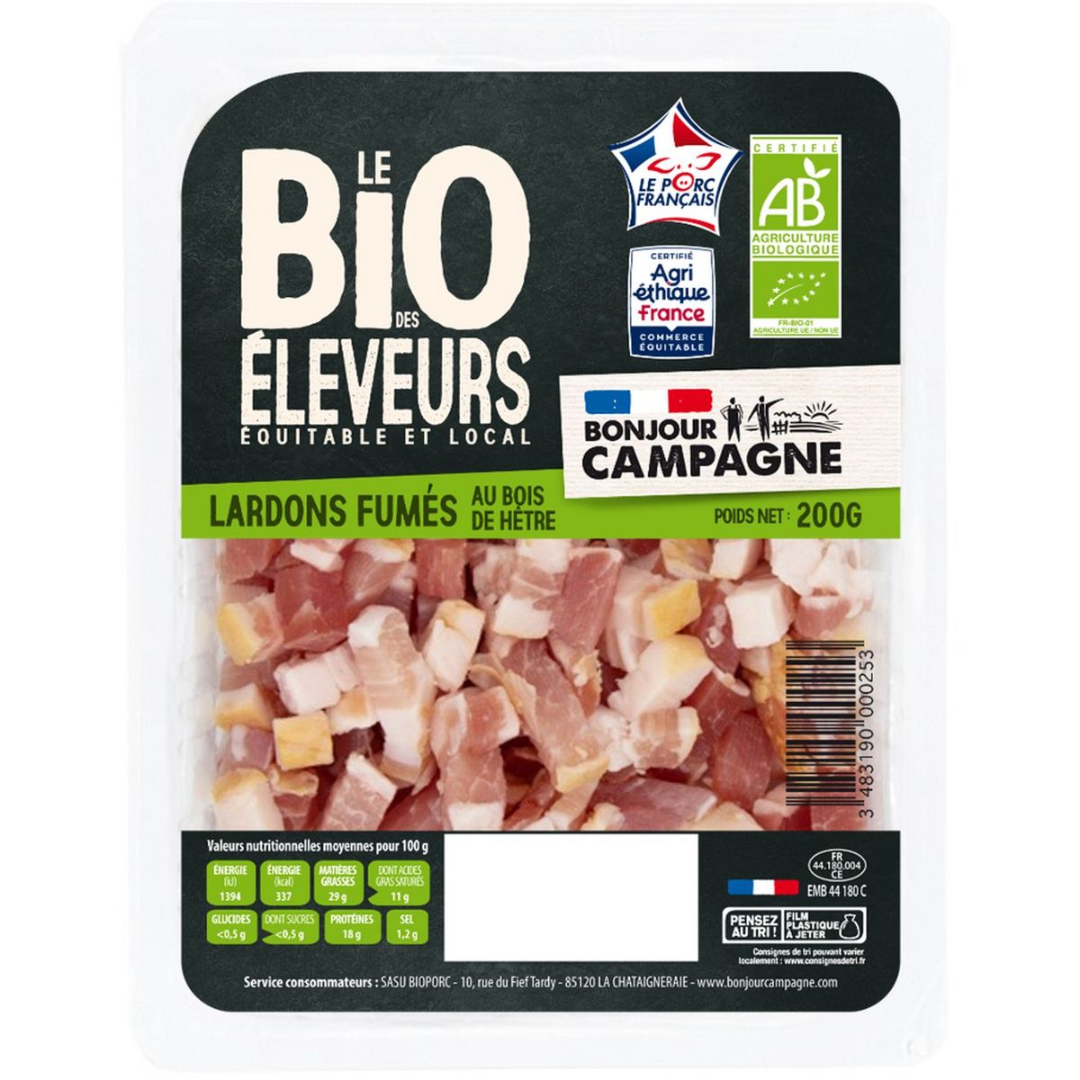 Livraison à domicile Herta Lardons Fumés, 200g