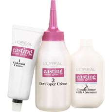 L'OREAL Casting crème gloss coloration sans ammoniaque 400 châtain craquant 3 produits 1 kit