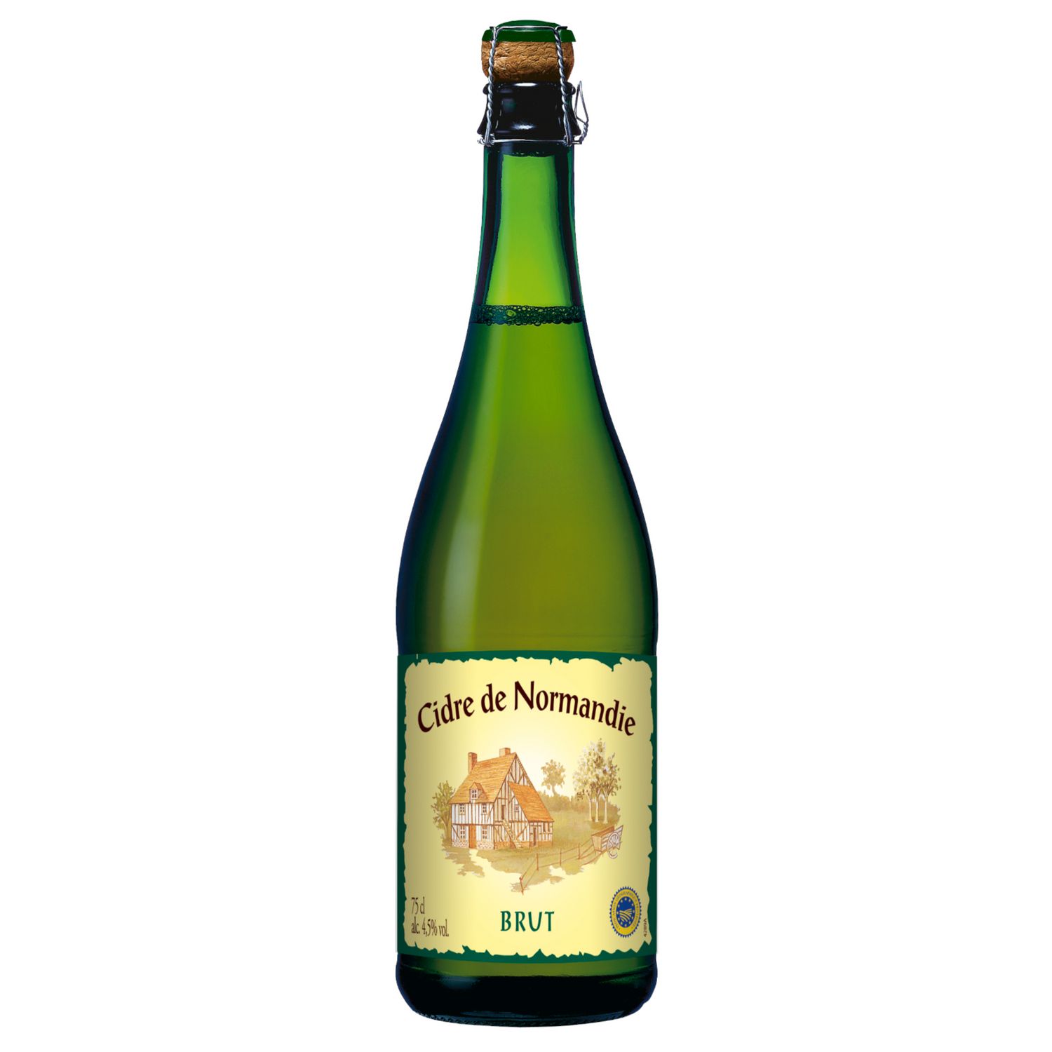 Cidre brut igp cidre normand - Auchan - 0.75 l