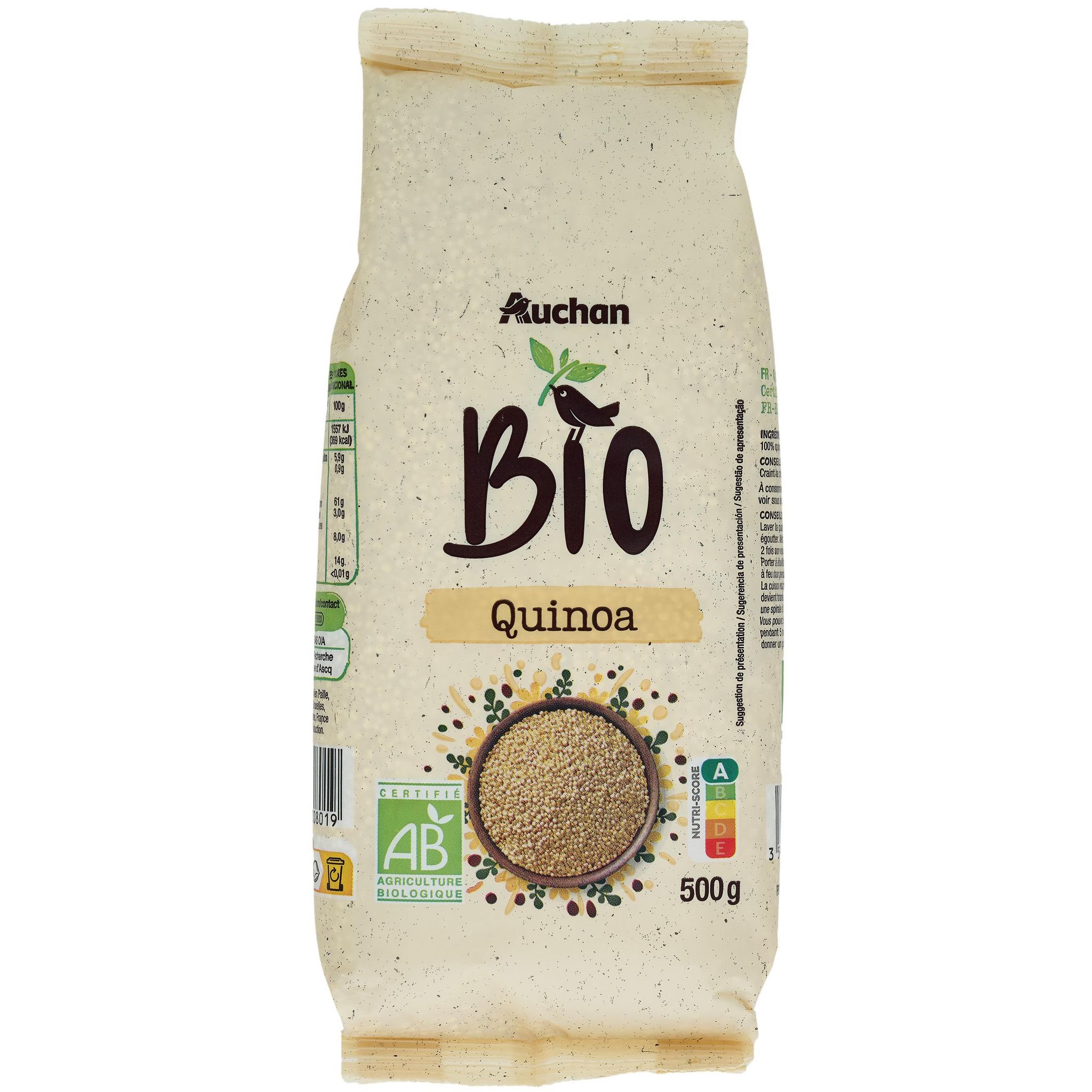 CÉRÉAL BIO Quinoa et boulgour à l'indienne sachet express 1 personne 220g  pas cher 